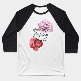 Delicate Flower Baseball T-Shirt